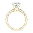 thumbnail image 2 of Lab Created 3.48 CT. T.W. Elongated Cushion Cut Pave Diamond Ring, 2 of 6