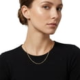 thumbnail image 4 of Diamond Cut Cable Link Chain Solid in 14K Gold, 4 of 4