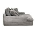 thumbnail image 10 of Oversized Cozy Chaise Lounger with Dual Cup Holders & USB/USB-C Charging Ports (65.5" x 64" x 37"), 10 of 12