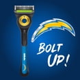 thumbnail image 9 of Gillette Labs Official Chargers Licensed Men's Razor, Handle + 8 Cartridges, 9 of 10