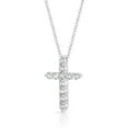 thumbnail image 5 of Set of Lab Created White Sapphire Pendants in Sterling Silver, 5 of 11