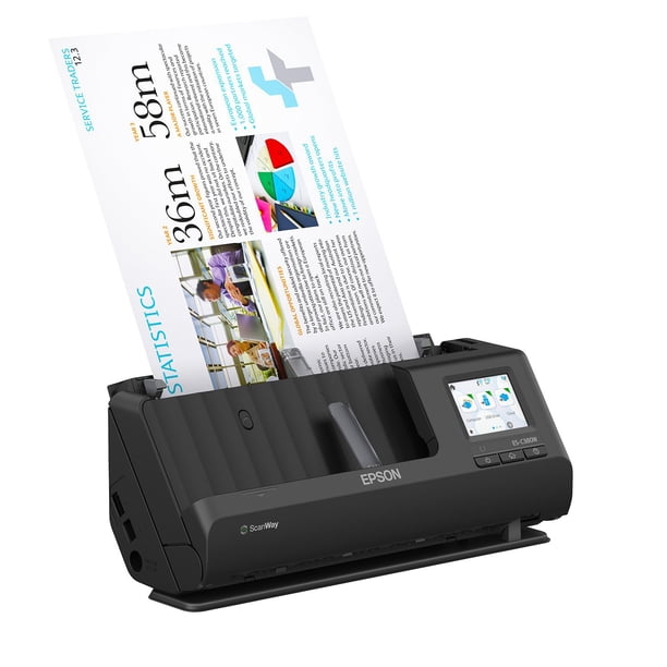 Epson WorkForce ES-C380W Wireless Compact Desktop Document Scanner