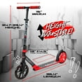 thumbnail image 3 of Madd Gear Kruzer Folding Height Adjustable Commuter Scooter, 3 of 11