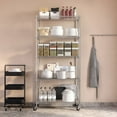 thumbnail image 13 of Seville Classics 5-Tier Steel Wire Shelving, 36” W x 14” D x 75.5” H, 13 of 14