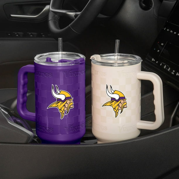 Logo Brands Minnesota Vikings 40 oz. Stainless Steel Tumbler Set
