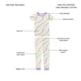 thumbnail image 6 of Member's Mark Girls 4-Piece Organic Cotton Pajamas, 6 of 9