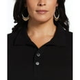 thumbnail image 3 of Rafaella Women's Plus Size Short Sleeve Mini Dress, 3 of 4