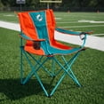 thumbnail image 2 of Logo Brands Miami Dolphins Sideline XL Chair, 2 of 6