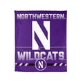 thumbnail image 1 of Logo Brands Northwestern Wildcats 60"x70" Super Plush Blanket, 1 of 7