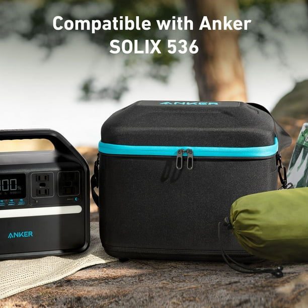500 Watt Anker SOLIX 536 Portable Power Station with Carrying Case
