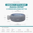 thumbnail image 3 of SaluSpa Azores Energy-Efficient AirJet 3-5 Person Inflatable Hot Tub, 3 of 10