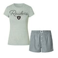 thumbnail image 1 of Las Vegas Raiders Women's 2-Piece Pajama Short Set, 1 of 7