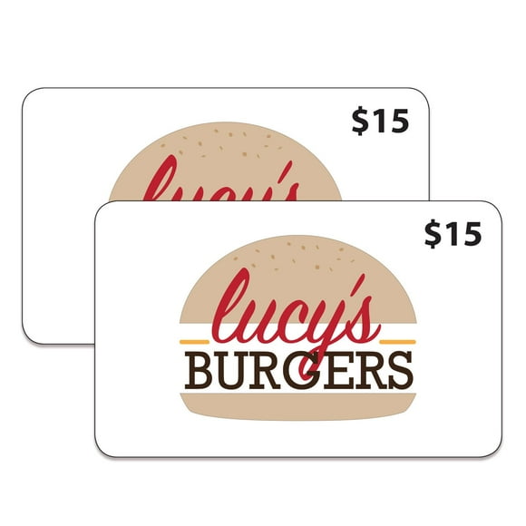 Lucy's Burgers $30 Gift Card Multi-Pack, 2 x $15