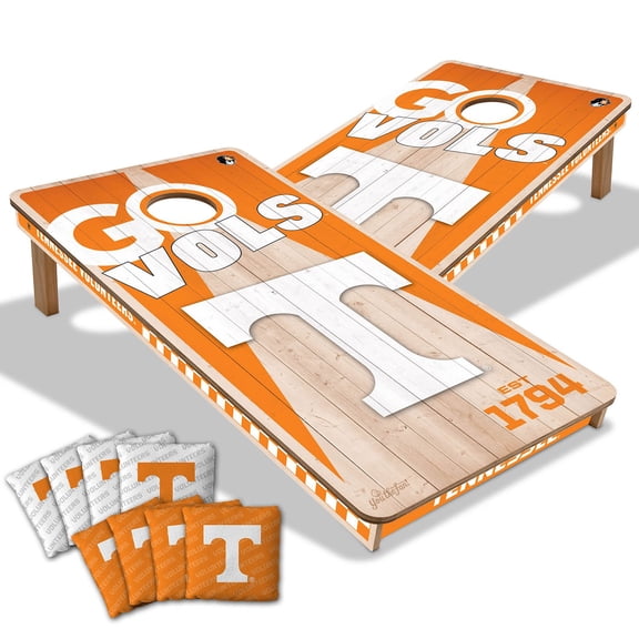YouTheFan Tennessee Volunteers 2'x4' Cornhole Board Set
