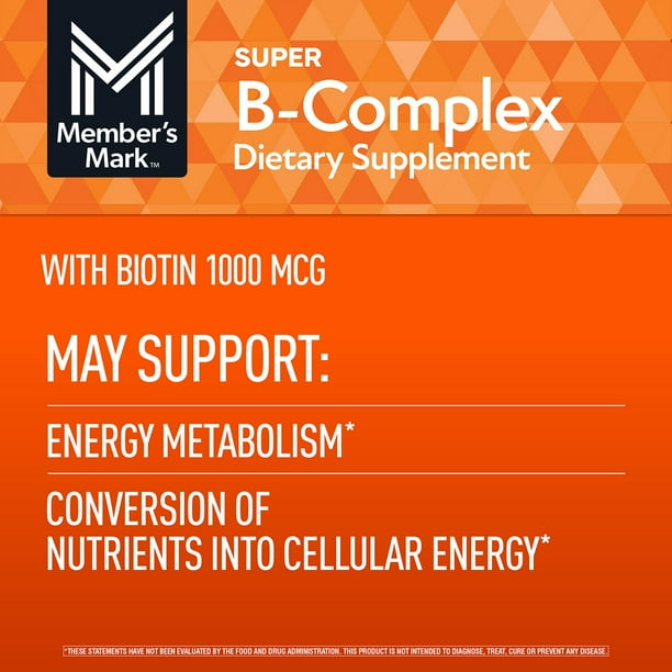 Member's Mark Super B-Complex Tablets, 300 ct.