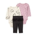 thumbnail image 1 of Carter's Baby Girls 3-Piece Outfit Set, 1 of 12