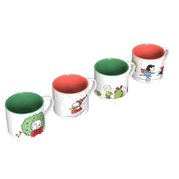 Zak Designs 15oz 4pk Ceramic Holiday Mugs in Gift Box - Samsclub.com