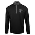 thumbnail image 2 of Las Vegas Raiders Men's Quarter-Zip Pullover, 2 of 10