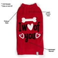 thumbnail image 5 of Free Country Valentine Doggy Sweater, 5 of 7