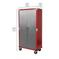 thumbnail image 3 of Seville Classics UltraHD Storage Cabinet, 36" W x 18" D x 72" H, 3 of 21