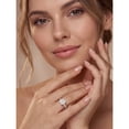 thumbnail image 6 of Lab Created 3.48 CT. T.W. Elongated Cushion Cut Pave Diamond Ring, 6 of 6