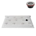 thumbnail image 8 of Streamline 60 in. x 36 in. Alcove Acrylic Shower Base With Left, Center or Right Drain / Glossy Black or White, 8 of 8