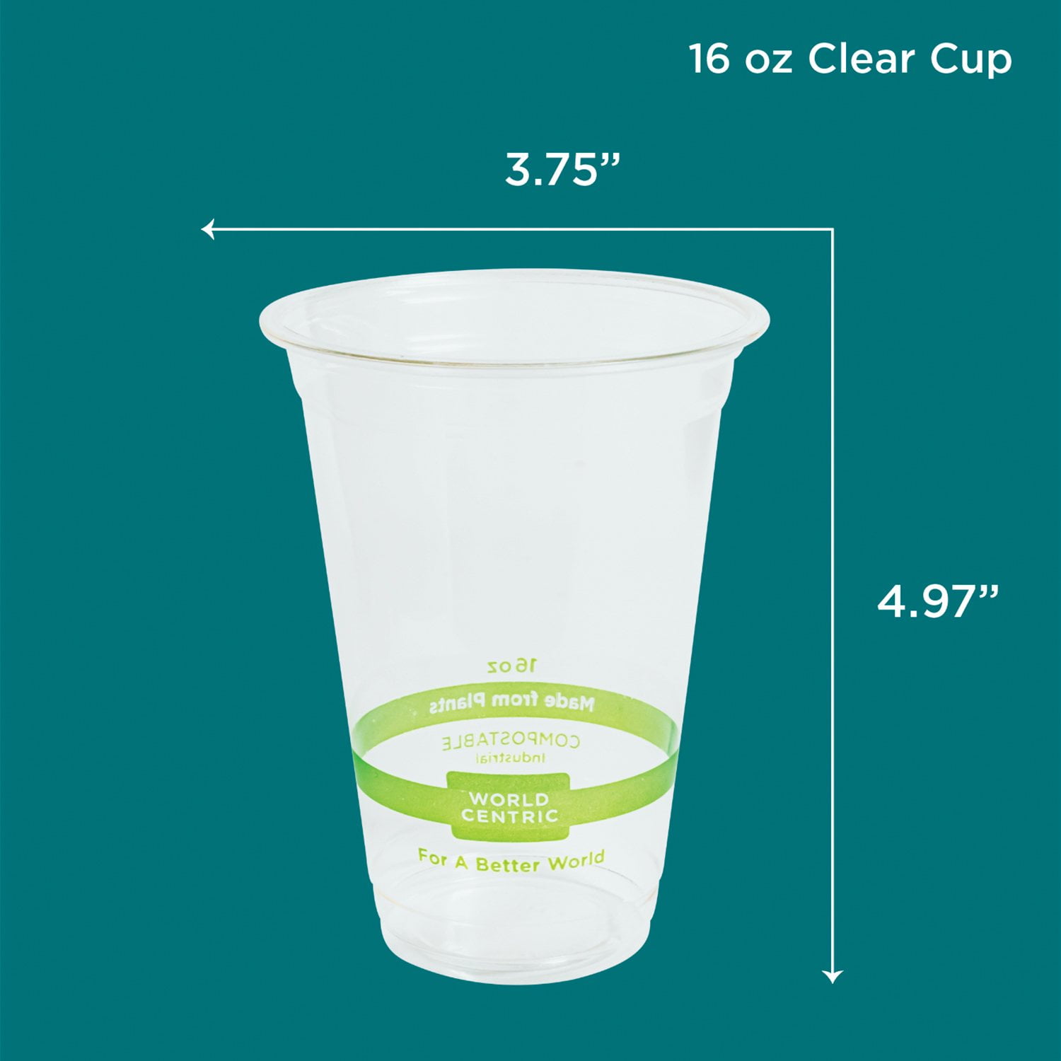World Centric Compostable Clear PLA Cold Cups, 16 oz. 100 ct. - Samsclub.com