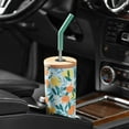 thumbnail image 4 of Member's Mark 24-oz Stainless Steel Insulated Tumblers With Wood Lids And Stainless Steel Straws, Assorted Colors 2 pk., 4 of 6