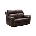thumbnail image 14 of Manhattan 3-Piece Top-Grain Leather Reclining Set, 14 of 20