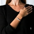 thumbnail image 4 of 1.25 CT. T.W. Diamond Pavé Bar Bracelet in 14K Gold, 4 of 8