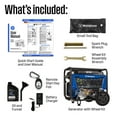 thumbnail image 6 of 12,500/9500–Watt Westinghouse Gas-Powered Portable Generator + Remote Electric Start, 6 of 10