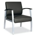thumbnail image 1 of Alera Metal Lounge Series Mid-Back Guest Chair, Black, 1 of 9