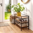 thumbnail image 9 of Seville Classics 3-Tier Resin Slat Shoe Rack, 26.5" W x 12.2" D x 19" H Assorted Colors, 9 of 16
