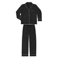 thumbnail image 7 of Dreammark Women's 2-Piece Notch Collar Pajama Set, 7 of 12