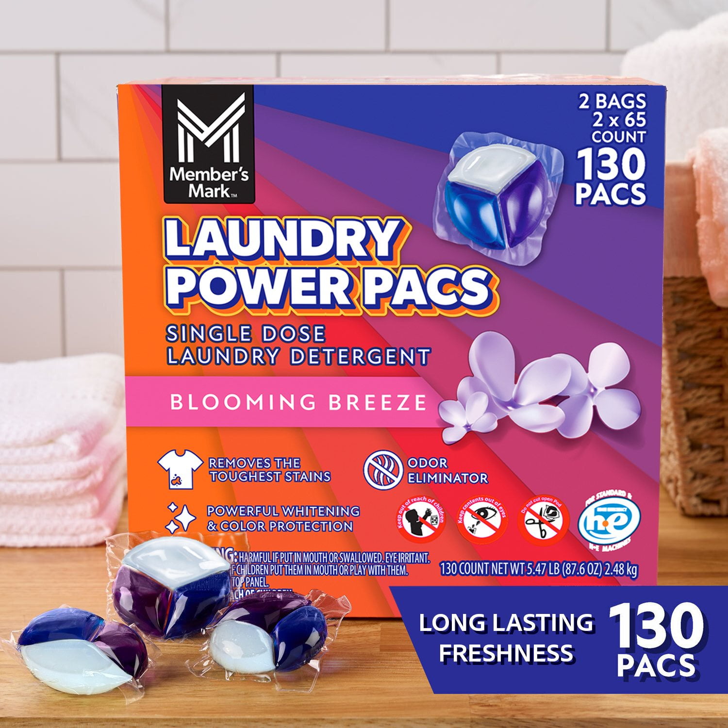 Member's Mark Laundry Detergent Power Pacs - Thumbnail 3