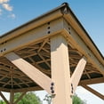 thumbnail image 7 of Yardistry All-Cedar Meridian Gazebo with Aluminum Roof, Choose Size, 7 of 9