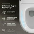 thumbnail image 13 of OVE Decors Clarke White Tall Elongated Smart Toilet with Bidet Toilet Seat, 13 of 18