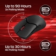 thumbnail image 4 of HyperX Pulsefire Saga Pro – Wireless Gaming Mouse for PC, 4 of 15