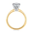 thumbnail image 2 of Lab Created Elongated Cushion Cut Diamond Ring in 18K Gold, 2 of 5