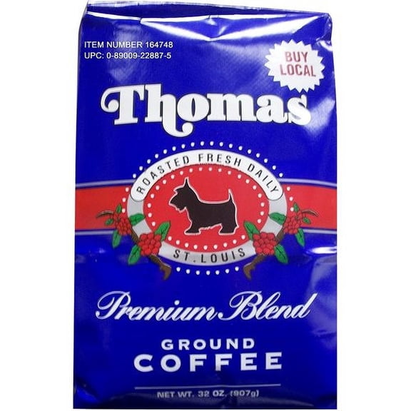 Thomas Premium Blend Ground Coffee, 32 oz.