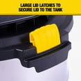 thumbnail image 6 of Stanley 6 Gallon Wet/Dry Vacuum 5.0- Peak HP Stainless Steel, 6 of 25