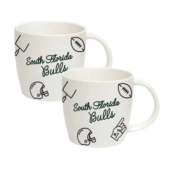 Logo Brands South Florida Bulls 18oz Playmaker Mug Bundle