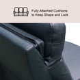 thumbnail image 3 of Kimmel Power Reclining Leather Sectional with Power Headrest, 3 of 8