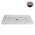 thumbnail image 4 of Streamline 48 in. x 36 in. Alcove Acrylic Shower Base With Center Drain, Drain Included Assorted Colors, 4 of 14