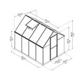 thumbnail image 9 of Palram - Canopia Nature 6' x 8' Greenhouse - Silver Frame - Twin-Wall, 9 of 9