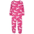 thumbnail image 2 of Carter's Baby & Toddler Girls Fleece Footie Pajama, 2 of 5