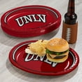 thumbnail image 5 of NCAA Oval Paper Plates, 10" x 12", 50 ct., Choose Team, 5 of 7