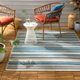 thumbnail image 1 of Town & Country Everyday Rio Multicolor Stripe Outdoor Rug, 1 of 10
