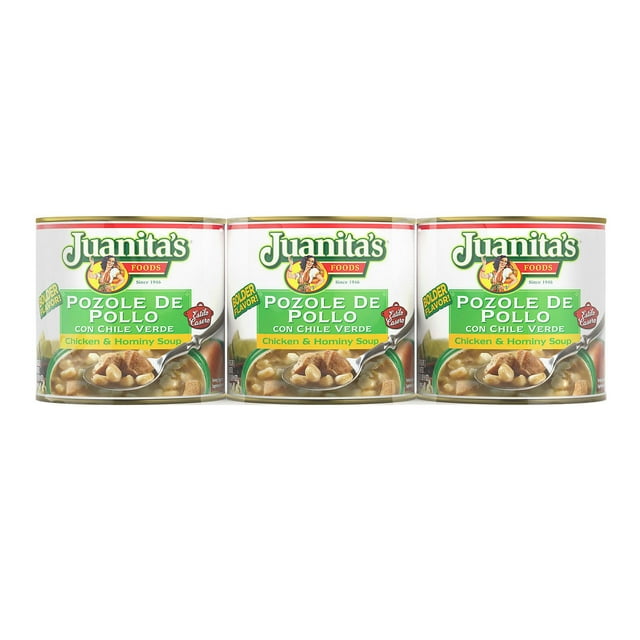 Juanita's Food Canned Pozole Soup, 25 oz., 3 pk.
