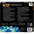 thumbnail image 2 of BIC Ultimate Creativity Kit, 50 count (Markers, Fineliners, Color Change, Dual Tip and 4-Color), 2 of 7